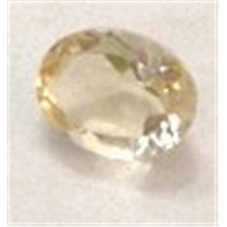 1.85 CARAT GOLDEN CITRINE *RARE LARGE* GEMSTONE OVAL CUT AND FACETED GEM!! GEM CAME OUT OF SAFE!!