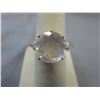 Image 1 : 5.5 CT Rose Quartz & Diamond dinner ring