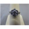 Image 1 : .75 CTW Sterling silver Tanzanite & Diamond ring