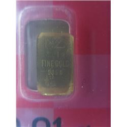 2 x .995 Pure Gold .01 gram bars