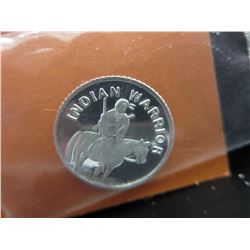 4 x .999 Silver 1 gram Art Round