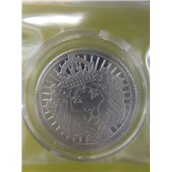 2 x .999 Silver 1/10 oz Scottsdale Lion art rounds
