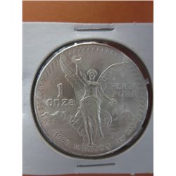 1983 .999 Silver 1 oz old style Winged Angel round