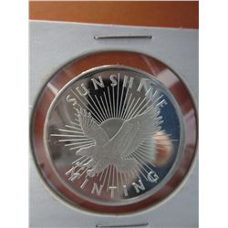.999 Silver 1/2 oz Sunshine Mint Eagle & Sun round