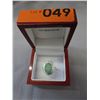 Image 2 : Sterling Silver ring set with Green Druzy