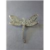 Image 1 : White Topaz  Dragonfly  brooch