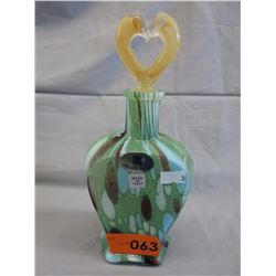 Italian art glass decanter
