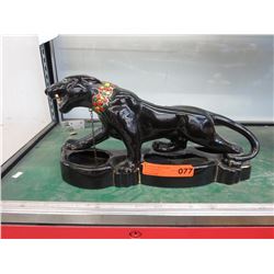 Vintage - Black panther statuette