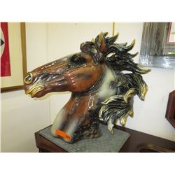 New large resin horse head statue