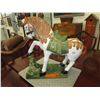 Image 1 : Glazed ceramic horse statue