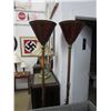 Image 1 : 2 Tall torchiere lamps