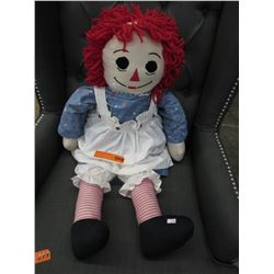 Vintage Raggedy Anne cloth doll