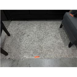 Grey suede shag carpet - used