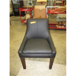 NEW - Black leather chair