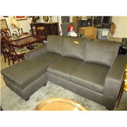 NEW - Condo sized sofa with chaise lounge