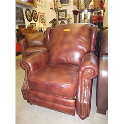 NEW - Brown leather recliner