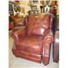 Image 1 : NEW - Brown leather recliner