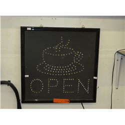 2 Electric open signs