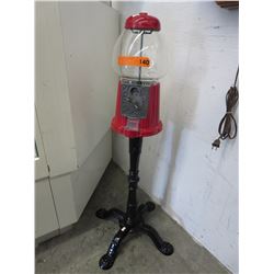 Coin operated gumball machine