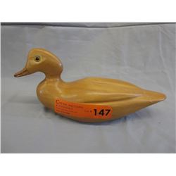 Signed Bob Draper wood duck carving