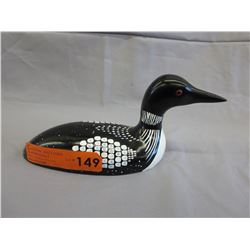 1991 Hand carved wood Loon