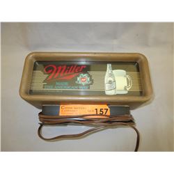 Small electric Miller beer sign