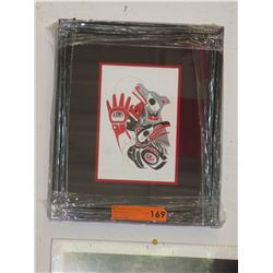 Richard Shorty print "Wolf dancer crow spirit"