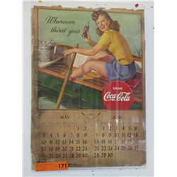 1942 Coca-Cola Calendar Pages