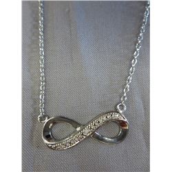 Brand New Diamond Infinity Necklace