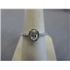 Image 1 : Ladies White Diamond & Topaz Dinner Ring