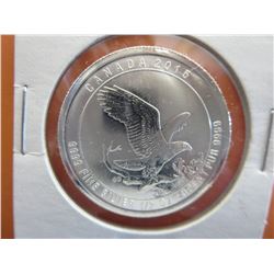 Rare 2015  .9999 Fine Silver 1/2 Oz. Eagle & Fish Coin
