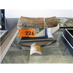 New Cariboo antler Ulu knife