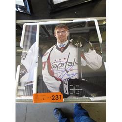 2 Autographed hockey photos