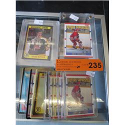 19 Hockey cards in protective sleeves