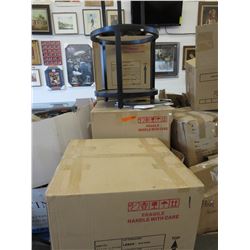 Skid of round end tables