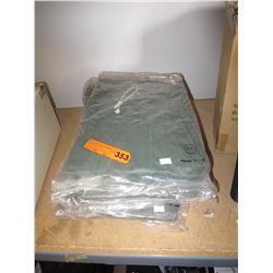 6 New rubberized rain suits