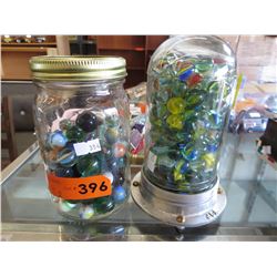 2 Containers of marbles