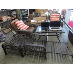 6 Piece patio furniture set - used