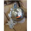 Image 1 : NEW - Pierced metal globe chandelier