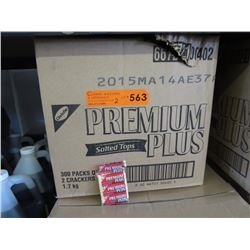 2 Cases of Premium Plus salted top crackers