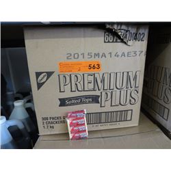 2 Cases of Premium Plus salted top crackers