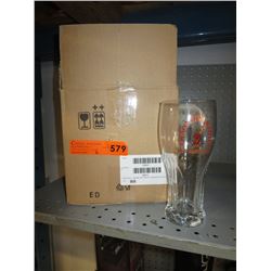 6 New Alexander Keith 20 oz beer glasses