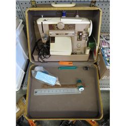 Vintage Singer portable sewing machine