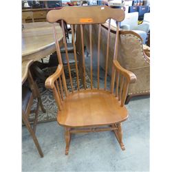 Maple wood rocking chair