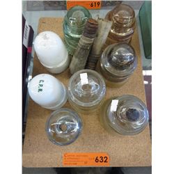 2 Porcelain CPR Insulators