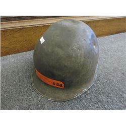 Vintage metal WWII helmet - no liner