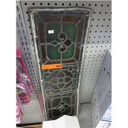 2 Leaded stained glass door/window panel