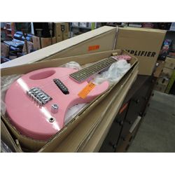 NEW - Children's pink electric guitar