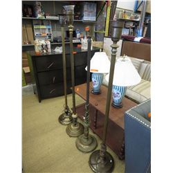 4 Vintage floor standing lamps