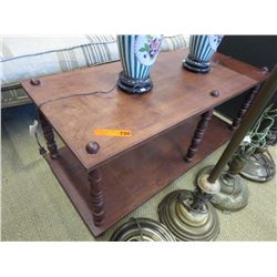 Used wood coffee table